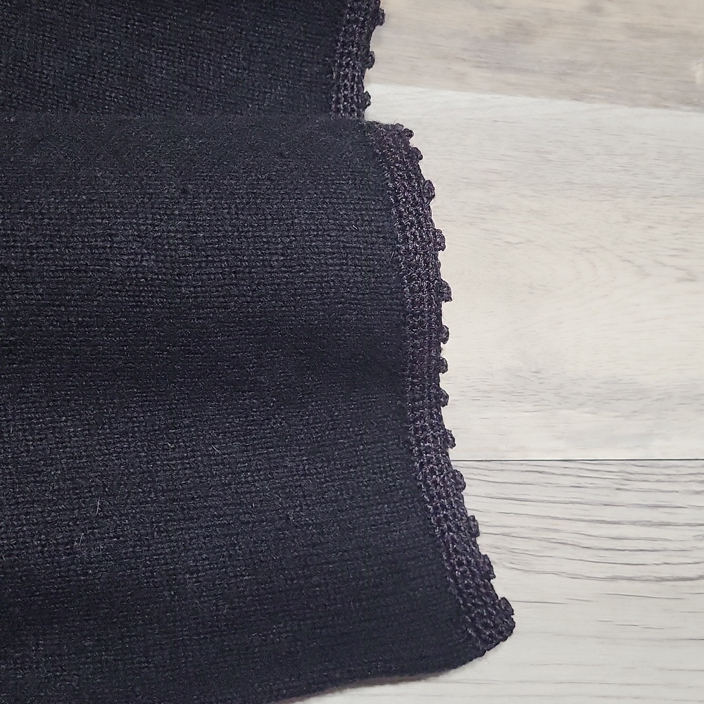 Christopher‎ & Banks Womens L Vintage Hand Embroidered Sweater Wool Grannycore - Picture 5 of 11